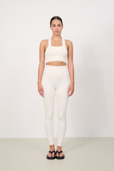 LUNA SCULPT light support bandeau rib bra - Marshmellow