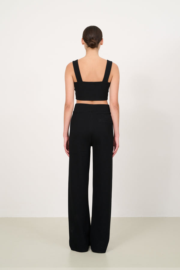 MOON CLASSIC flared pants - Black